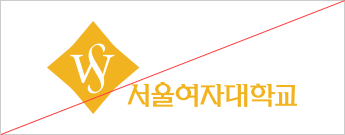 로고타입을 심볼과 동일한 노랑색으로 임의 변경하여 사용한 사례(금지)